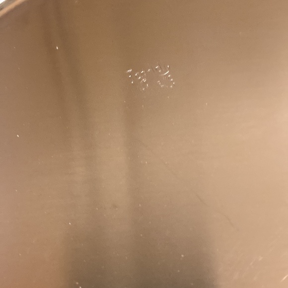 Vintage MCM Stainless Steel Serving Bowl with Lid Made in Italy - Picture 5 of 6